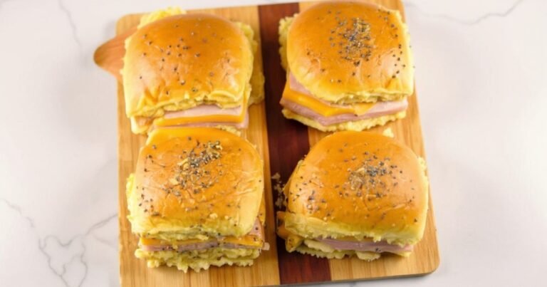 Baked Ham and Cheese Sliders